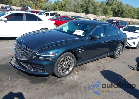 2021 Genesis G80 2.5T Awd из США, поврежденный, VIN KMTGB4SC8MU066769